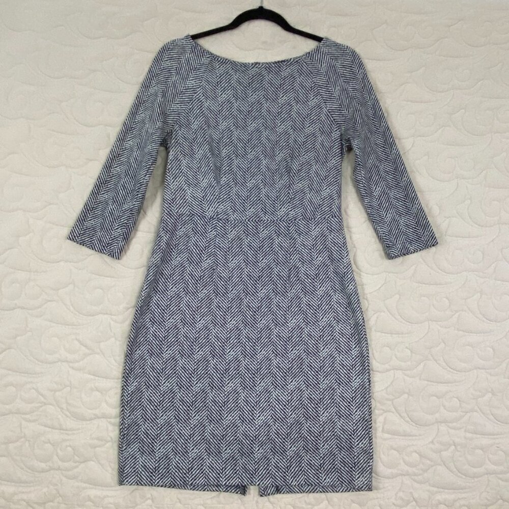 The Limited Mini Dress Office Wear Size 4 Herringbone Gray